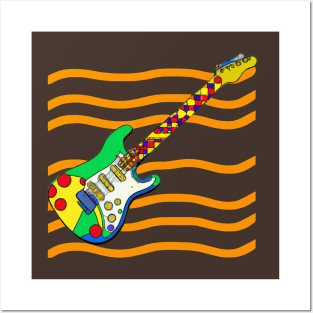 Guitarist - Guitar Artwork Posters and Art